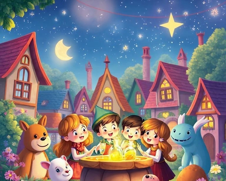 Masal Kasabasının Dostluk İksiri Masalı Masal Kasabasının Dostluk İksiri Masalı