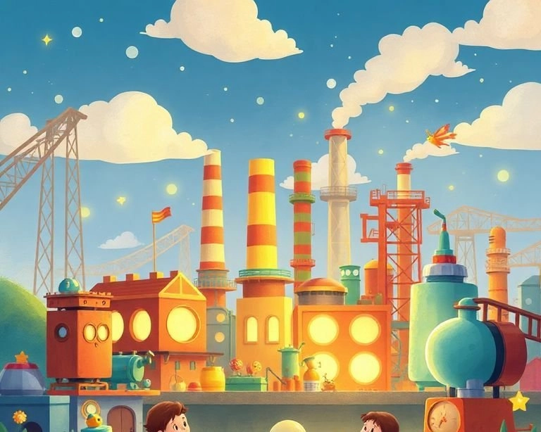 Metalik Düşler: Endüstriyel Masalın Büyülü Dünyası Masalı