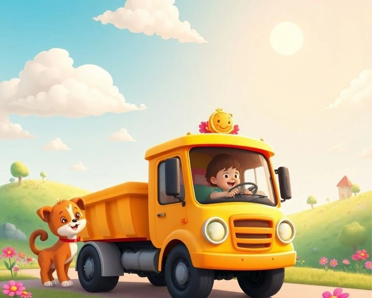 Minik Kamyoncunun Macerası Masalı Minik Kamyoncunun Macerası Masalı
