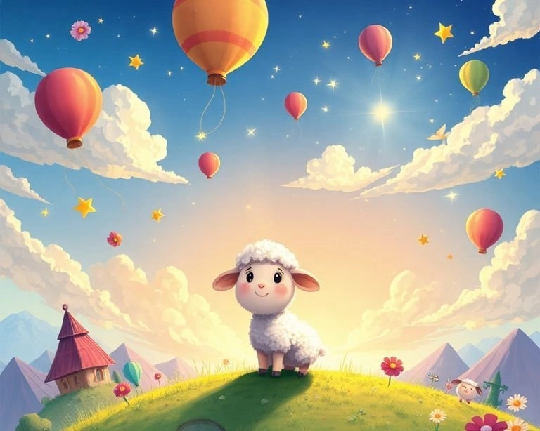 Minik Koyunun Büyük Hayali Masalı Minik Koyunun Büyük Hayali Masalı