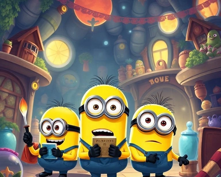 Minyonların Gizli Görevi: Hırsızlık Macerası Masalı Minyonların Gizli Görevi: Hırsızlık Macerası Masalı