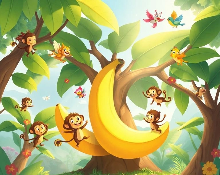 Muz Ağacının Gücü: Meyve Bahçesinin Koruyucusu Masalı Muz Ağacının Gücü: Meyve Bahçesinin Koruyucusu Masalı