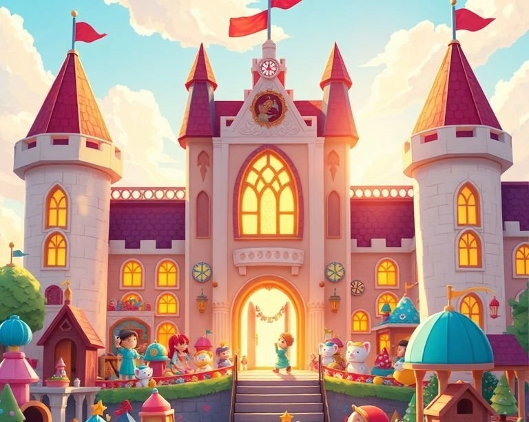 Oyuncaklarla Dolu Şato Masalı Oyuncaklarla Dolu Şato Masalı