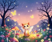 Peri Kedisi ve Sihirli Bahçe Masalı Peri Kedisi