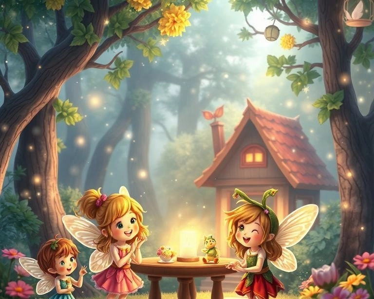 Peri Okulu ve Büyülü Dersler Masalı Peri Okulu ve Büyülü Dersler Masalı