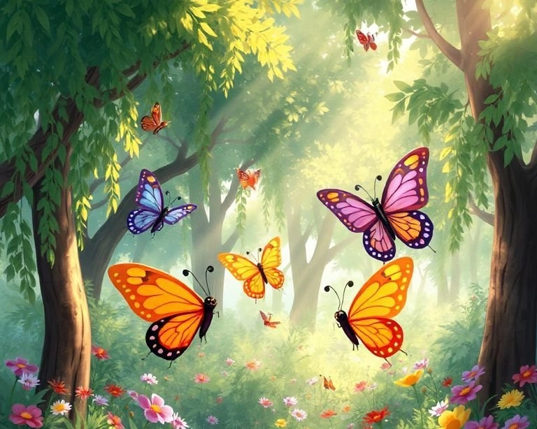Rüzgarın Dansı: Kelebeklerin Serüveni Masalı