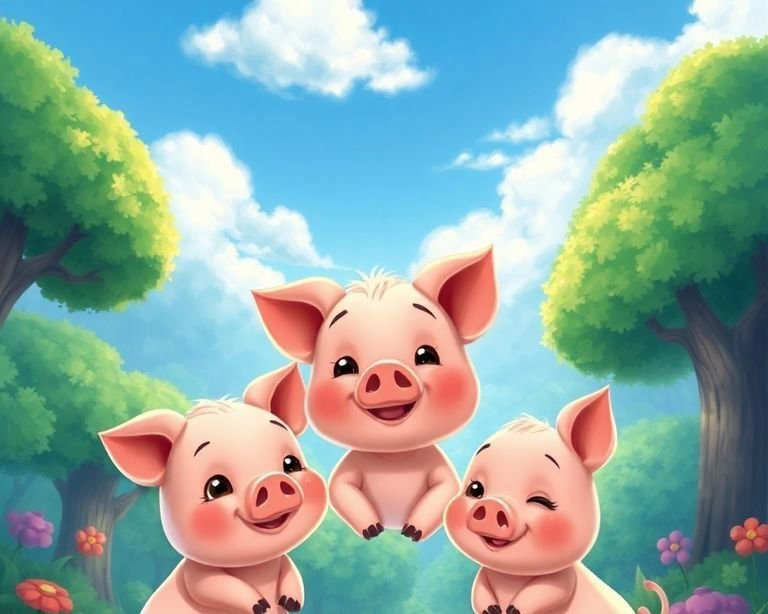 Rüzgarın Oyunu: Üç Küçük Domuzcuk Masalı