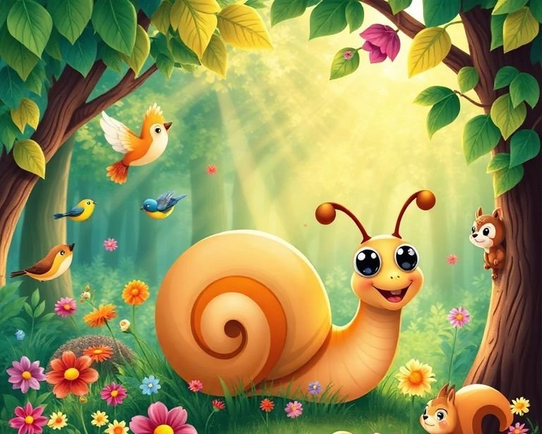 Salyangozun Sevimli Arkadaşları Masalı Salyangozun Sevimli Arkadaşları Masalı