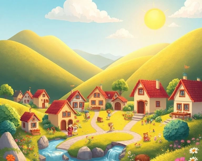 Sevgi Dolu Köy Masalı Sevgi Dolu Köy Masalı