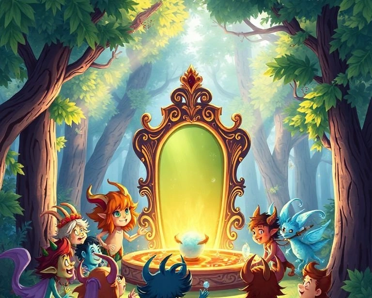 Sihirli Aynanın Laneti: Cinlerin Komplosu Masalı
