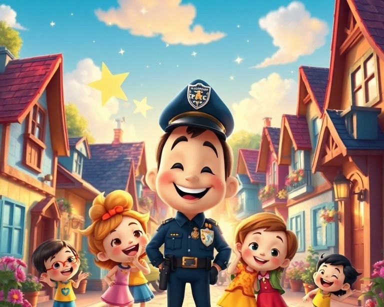 Sihirli Rozet: Polis'in Serüveni Masalı Sihirli Rozet: Polis'in Serüveni Masalı