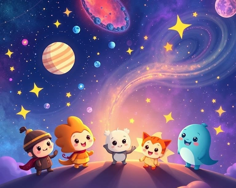 Sonsuz Uzayın Sırrı: Yıldızlar Arası Hikayeler Masalı Sonsuz Uzayın Sırrı: Yıldızlar Arası Hikayeler Masalı
