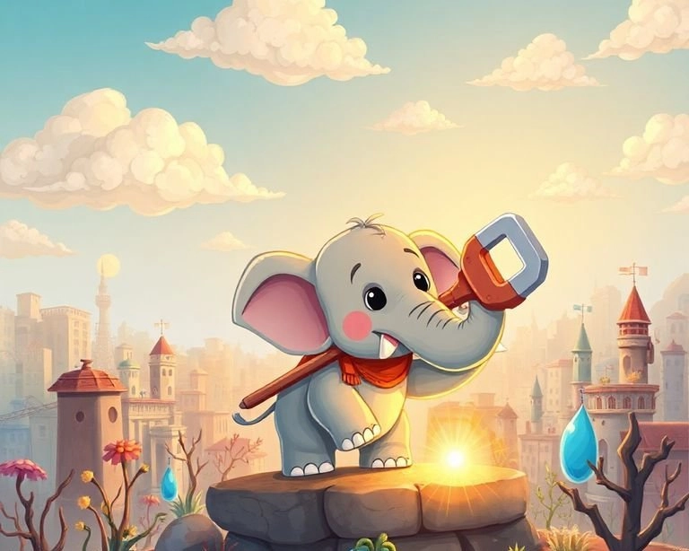 Tesisatçı Fil ve Susuz Kent Masalı Tesisatçı Fil ve Susuz Kent Masalı