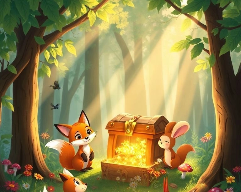 Tilki'nin Sürpriz Hazinesi: Arkadaşlık Bağı Masalı