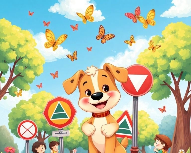 Trafik Levhaları ve Minik Köpek Masalı