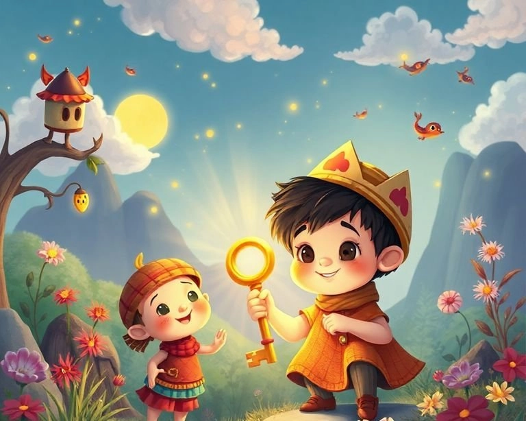 Tutumlu Çocuk ve Altın Anahtar: Biriktirmenin Gücü Masalı