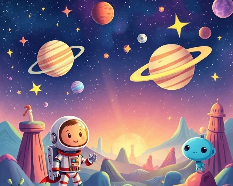 Uzay Macerası Masalı Uzay Macerası Masalı