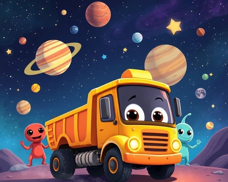 Uzay Yolunda Kamyon Masalı Uzay Yolunda Kamyon Masalı