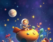 Uzayda Kaybolan Küçük Astronot Masalı Uzayda Kaybolan