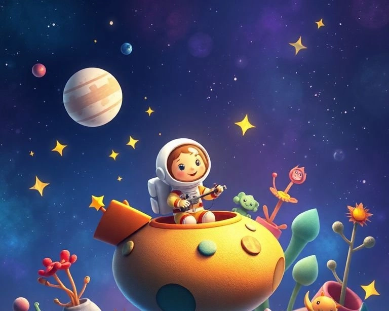 Uzayda Kaybolan Küçük Astronot Masalı Uzayda Kaybolan Küçük Astronot Masalı