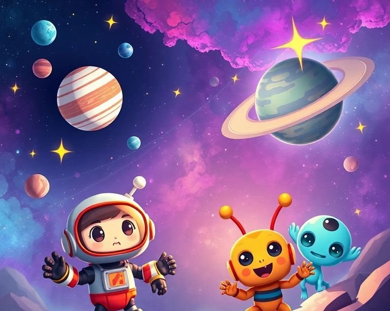 Uzayın Derinliklerinde Bir Macera Masalı Uzayın Derinliklerinde Bir Macera Masalı