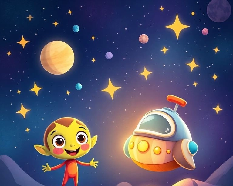 Uzayın Masalı: Yıldızlar Arası Hikayeler Masalı