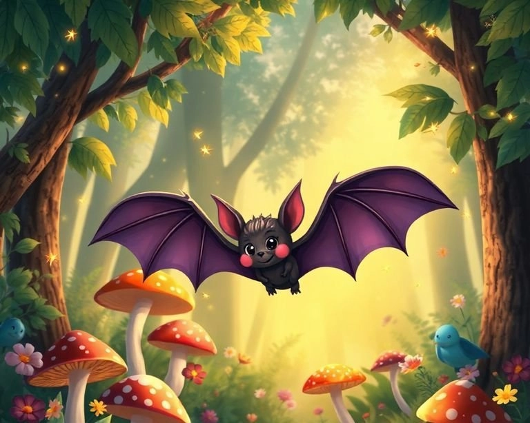 Yarasa ve Büyülü Orman Masalı Yarasa ve Büyülü Orman Masalı