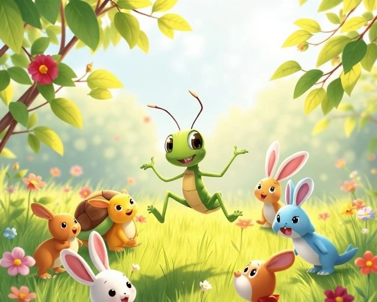 Zıplayan Çekirge ve Arkadaşları Masalı