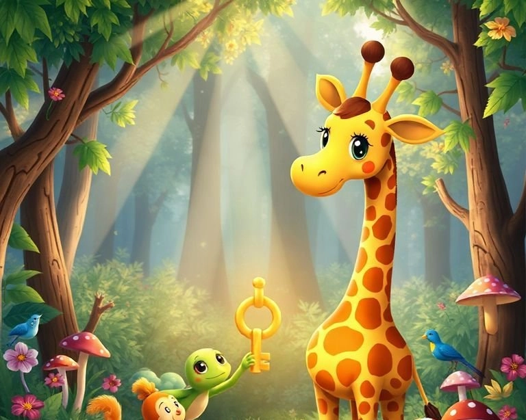 Zürafa'nın Altın Anahtarı Masalı Zürafa'nın Altın Anahtarı Masalı