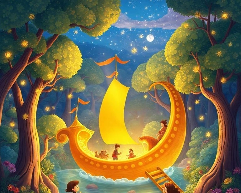 Altın Çocuğun Büyülü Dünyası Masalı