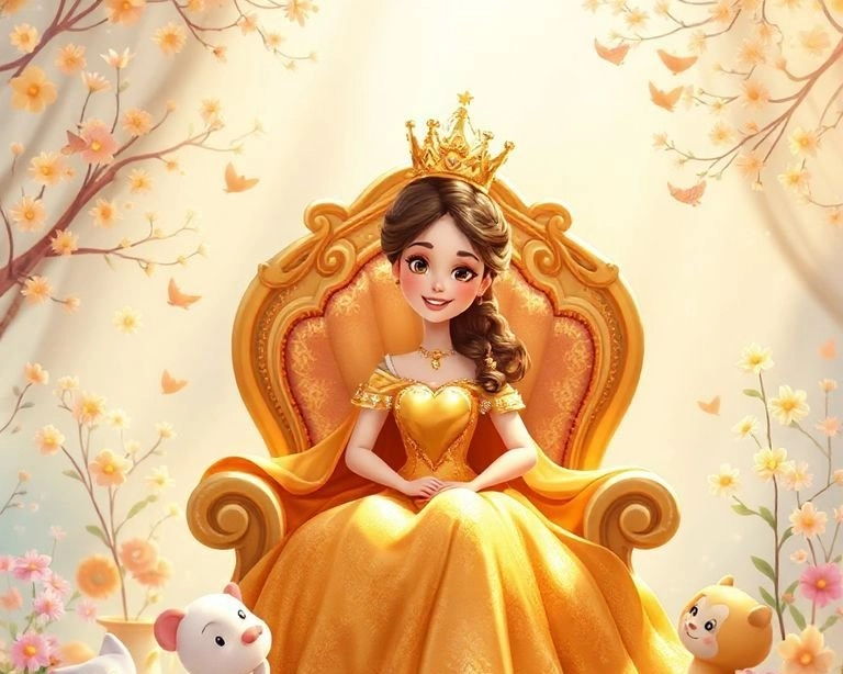 Altın Kalpli Kraliçe ve Altın Çocuk Masalı Altın Kalpli Kraliçe ve Altın Çocuk Masalı