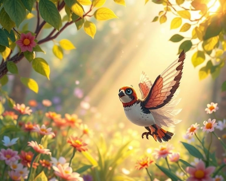 Atmaca ve Peri Dostu: Sihirli Bahçe Masalı Atmaca ve Peri Dostu: Sihirli Bahçe Masalı