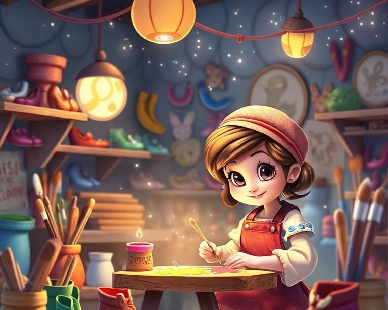 Ayakkabı Boyacısının Gizemli Atölyesi Masalı Ayakkabı Boyacısının Gizemli Atölyesi Masalı