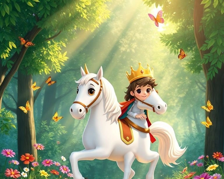 Beyaz Atlı Prens ve Altın Tac: Kraliyetin Mirası Masalı Beyaz Atlı Prens ve Altın Tac: Kraliyetin Mirası Masalı