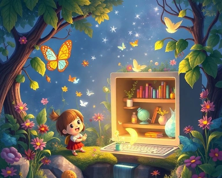 Bilgisayarın Sihirli Bahçesi Masalı Bilgisayarın Sihirli Bahçesi Masalı