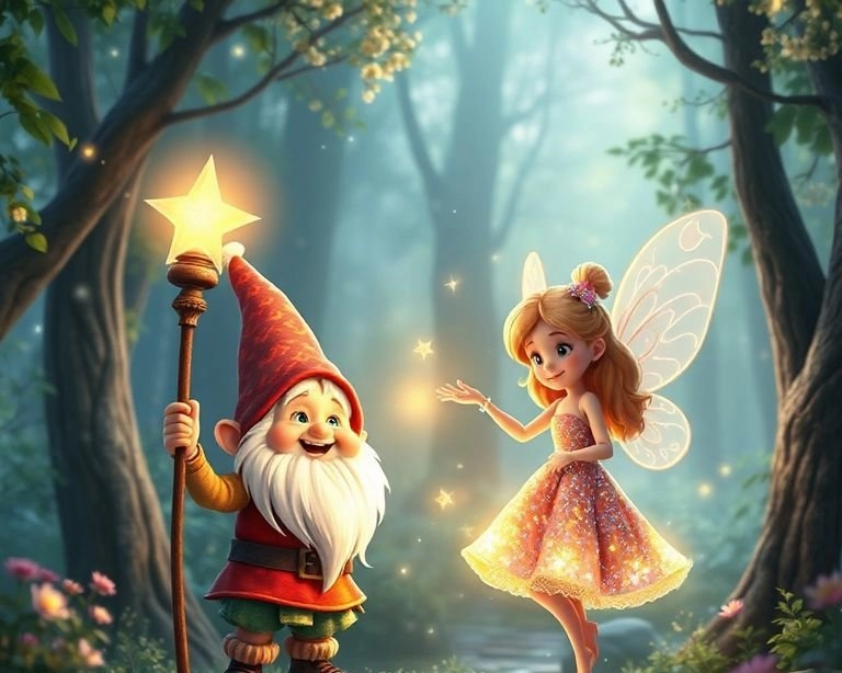 Büyücü ile Peri Buluşması Masalı