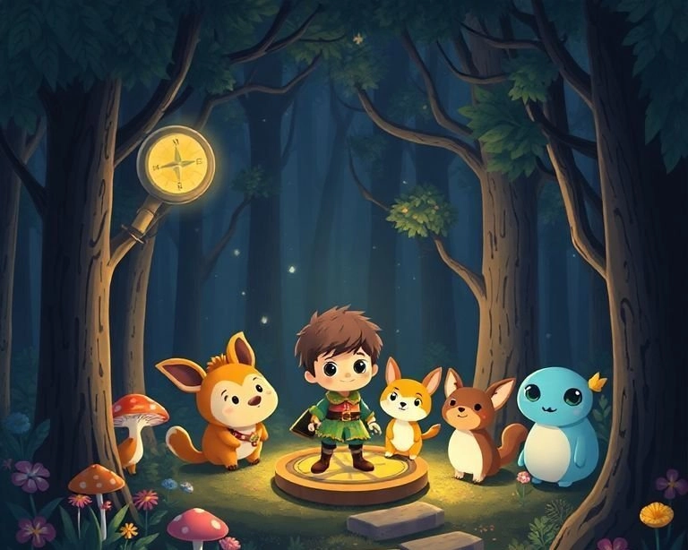 Büyülü Kompas ve Karanlık Orman Masalı