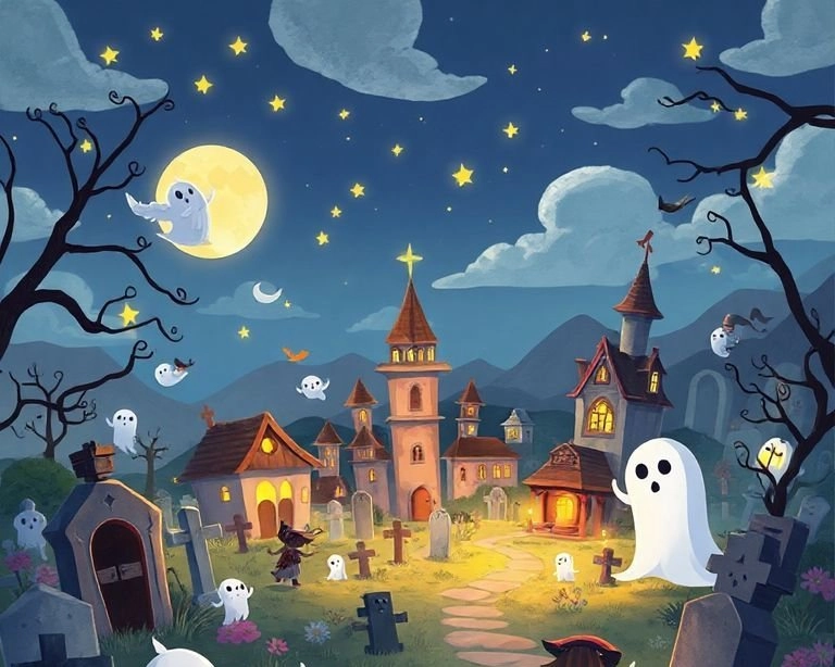 Cadılar Mezarlığı: Hayalet Kasabanın Laneti Masalı Cadılar Mezarlığı: Hayalet Kasabanın Laneti Masalı