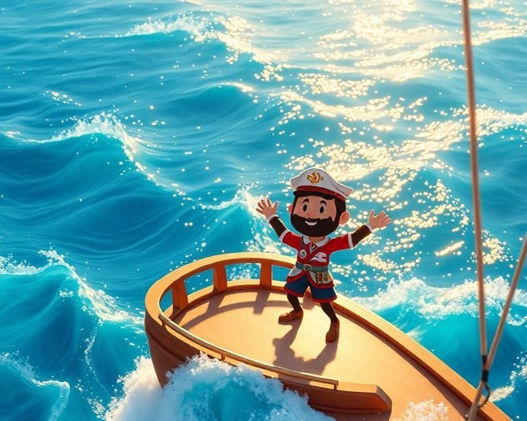 Dalgaların Dansı: Vapur Kaptanının Macerası Masalı Dalgaların Dansı: Vapur Kaptanının Macerası Masalı