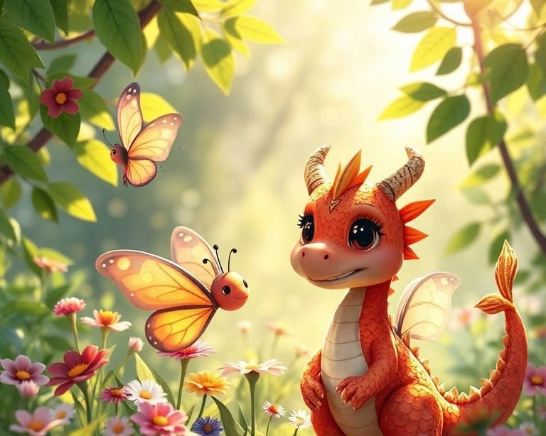 Dekoratör Kelebek ve Duygusal Ejderha Masalı Dekoratör Kelebek ve Duygusal Ejderha Masalı