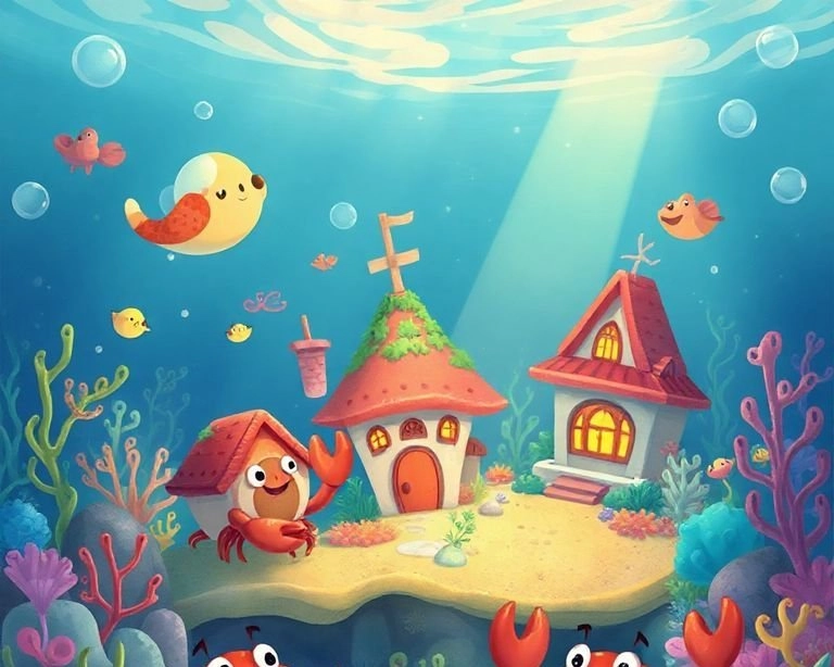 Denizaltı Yengeç Köyü Masalı Denizaltı Yengeç Köyü Masalı