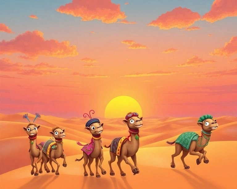 Deve Yarışı: Çölün Zaferi Masalı Deve Yarışı: Çölün Zaferi Masalı