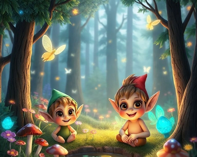 Elf Ormanı ve Büyülü Varlıklar Masalı Elf Ormanı ve Büyülü Varlıklar Masalı