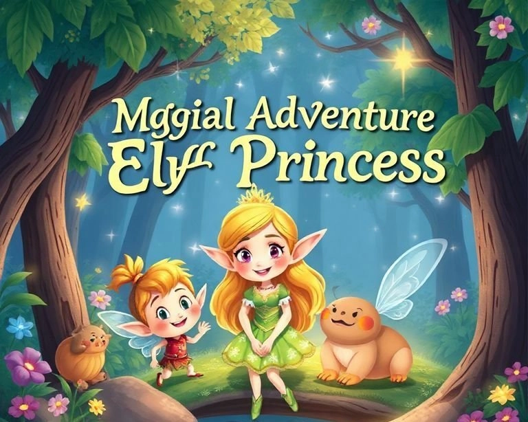 Elf Prensesinin Büyülü Macerası Masalı Elf Prensesinin Büyülü Macerası Masalı