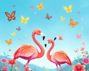 Flamingo Kuşunun Renkli Dünyası Masalı Flamingo Ku