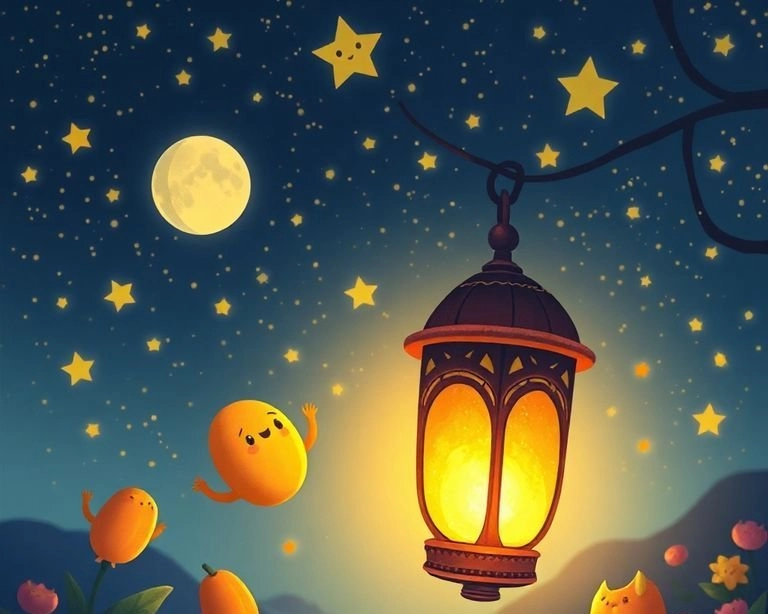 Gece Lambası: Sihirli Fasulye Işığında Masalı Gece Lambası: Sihirli Fasulye Işığında Masalı