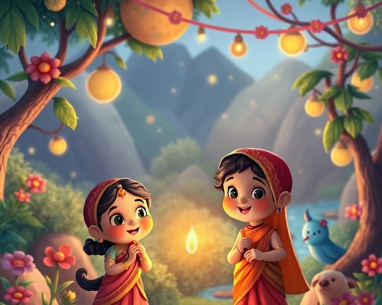 Gökkuşağı Renkleri ve Hindi Masalı Gökkuşağı Renkleri ve Hindi Masalı