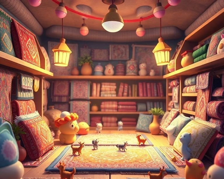 Halı Satıcısının Masal Dolu Dükkanı Masalı Halı Satıcısının Masal Dolu Dükkanı Masalı