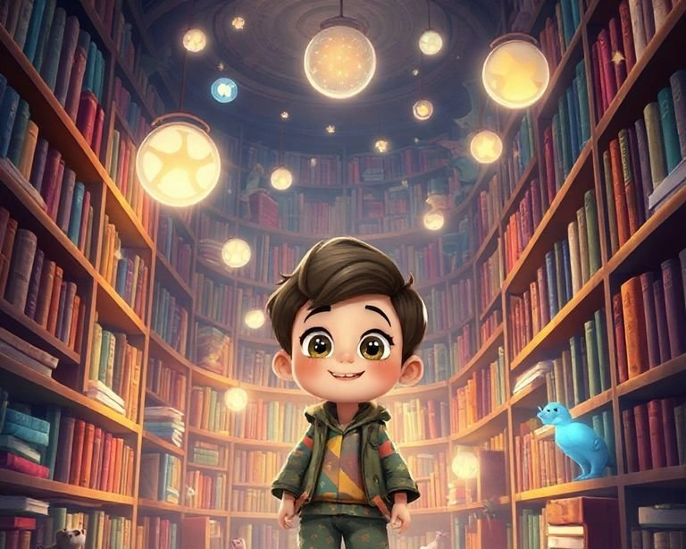 Hayalci Çocuğun Gizemli Kütüphanesi Masalı