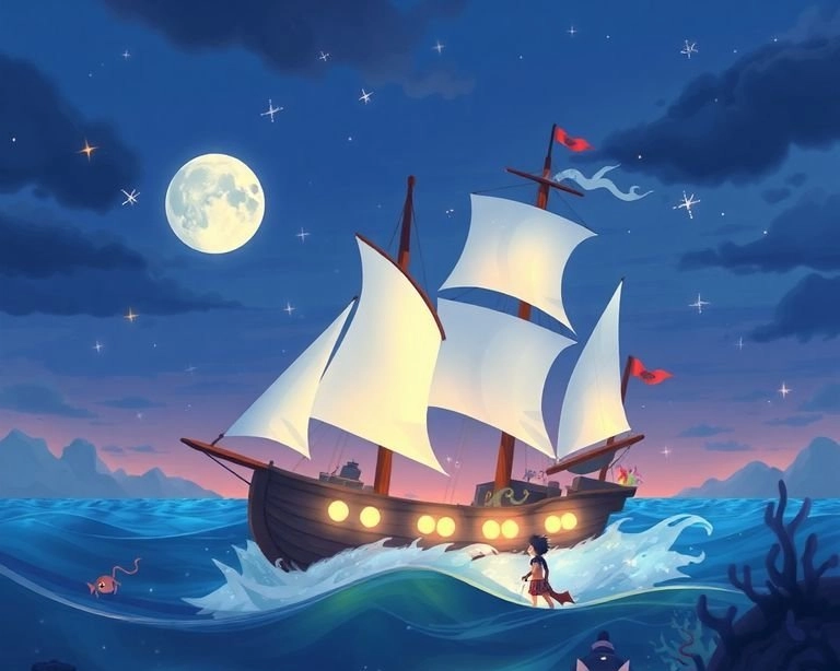 Hayalet Gemisi: Bilinmeyen Suların Gizemi Masalı Hayalet Gemisi: Bilinmeyen Suların Gizemi Masalı